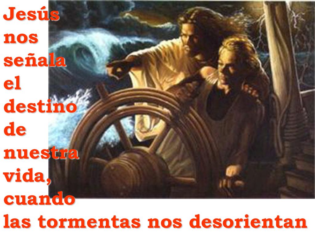 Jesús nos señala el destino de nuestra vida, cuando las tormentas nos desorientan