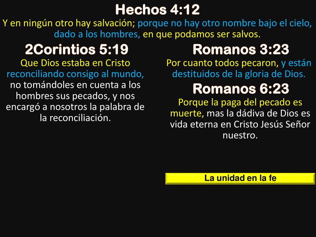 Por cuanto todos pecaron, y están destituidos de la gloria de Dios.