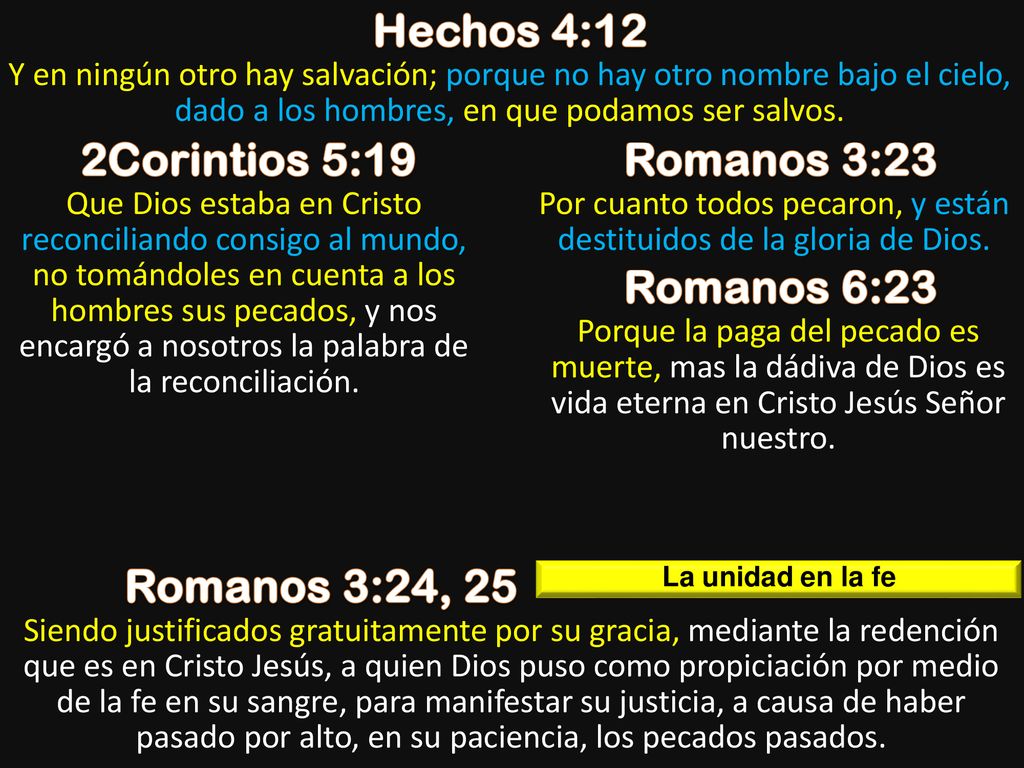 Por cuanto todos pecaron, y están destituidos de la gloria de Dios.