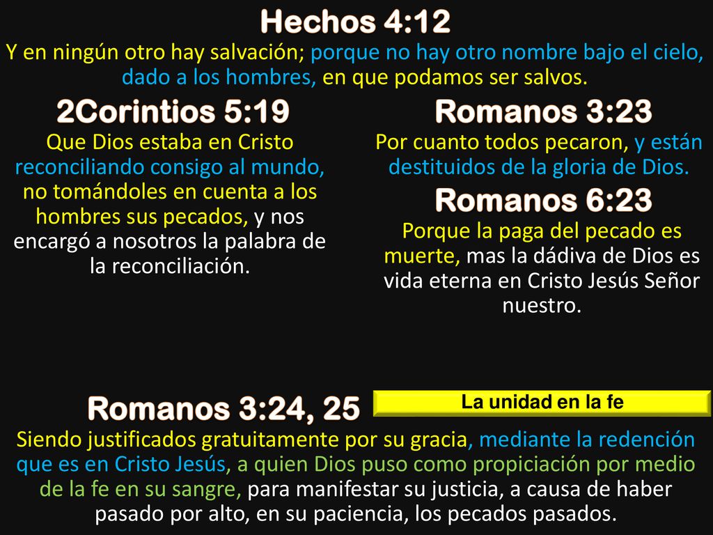 Por cuanto todos pecaron, y están destituidos de la gloria de Dios.