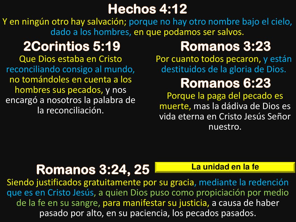 Por cuanto todos pecaron, y están destituidos de la gloria de Dios.
