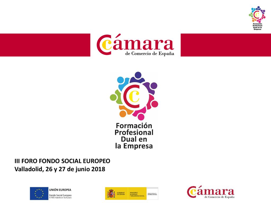 III FORO FONDO SOCIAL EUROPEO Valladolid, 26 y 27 de junio 2018
