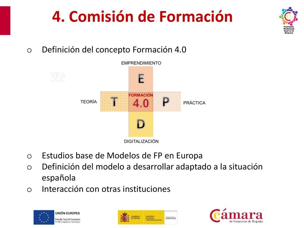 4. Comisión de Formación Definición del concepto Formación 4.0