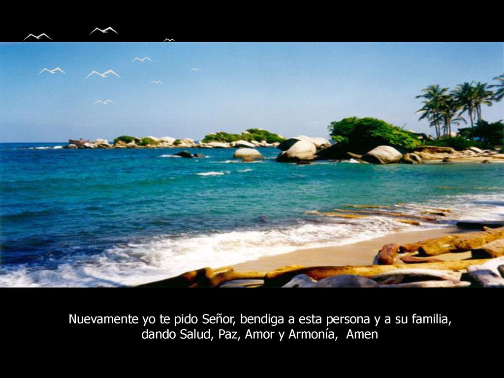 Nuevamente yo te pido Señor, bendiga a esta persona y a su familia, dando Salud, Paz, Amor y Armonía, Amen