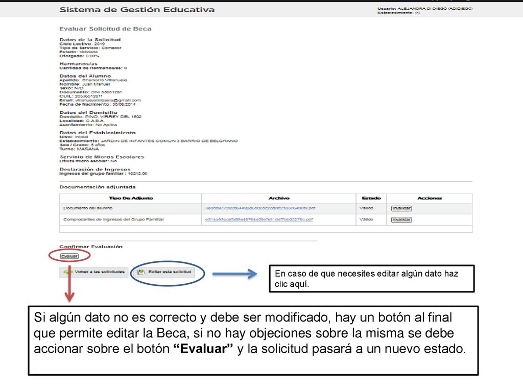 En caso de que necesites editar algún dato haz clic aquí.