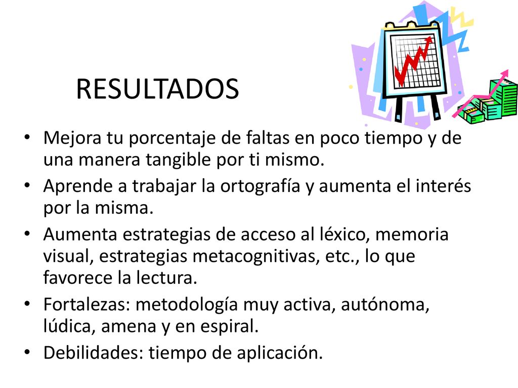 RESULTADOS Mejora tu porcentaje de faltas en poco tiempo y de una manera tangible por ti mismo.