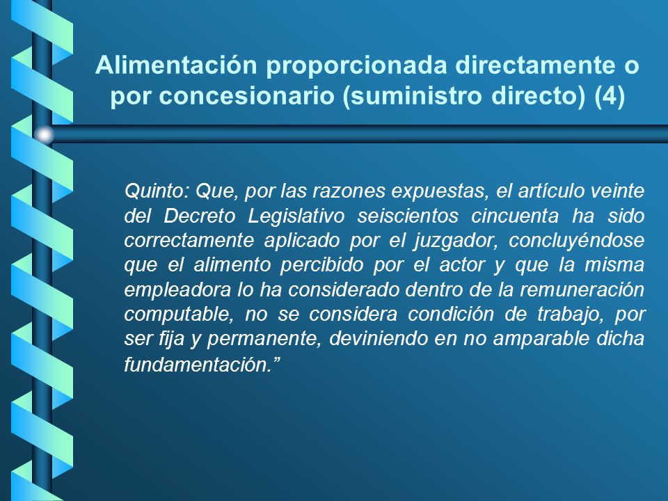 Alimentación proporcionada directamente o por concesionario (suministro directo) (4)
