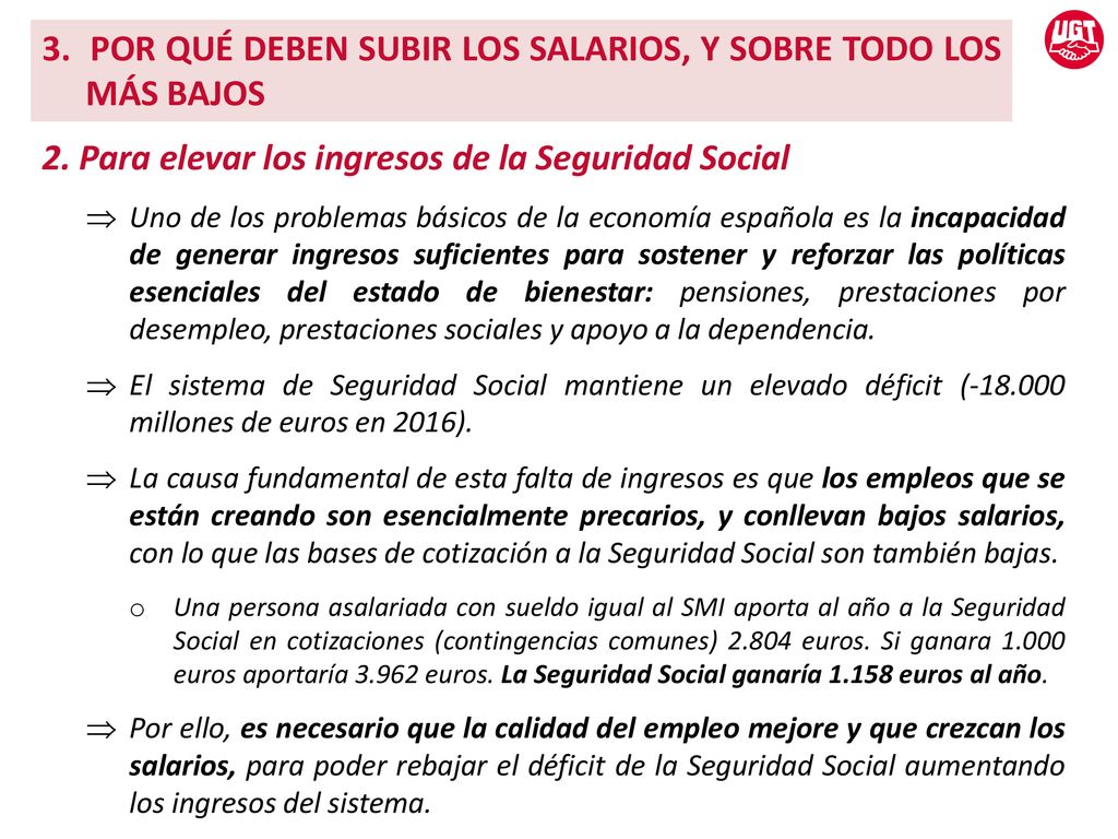 3. POR QUÉ DEBEN SUBIR LOS SALARIOS, Y SOBRE TODO LOS MÁS BAJOS