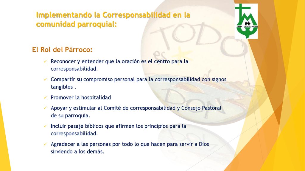 Implementando la Corresponsabilidad en la comunidad parroquial: