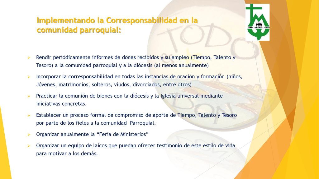 Implementando la Corresponsabilidad en la comunidad parroquial: