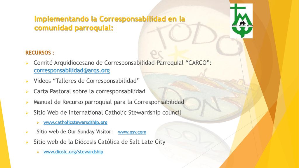 Implementando la Corresponsabilidad en la comunidad parroquial: