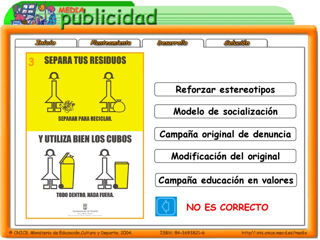 3 Reforzar estereotipos Modelo de socialización