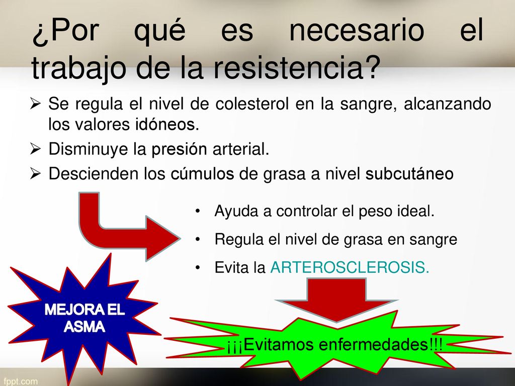 ¿Por qué es necesario el trabajo de la resistencia