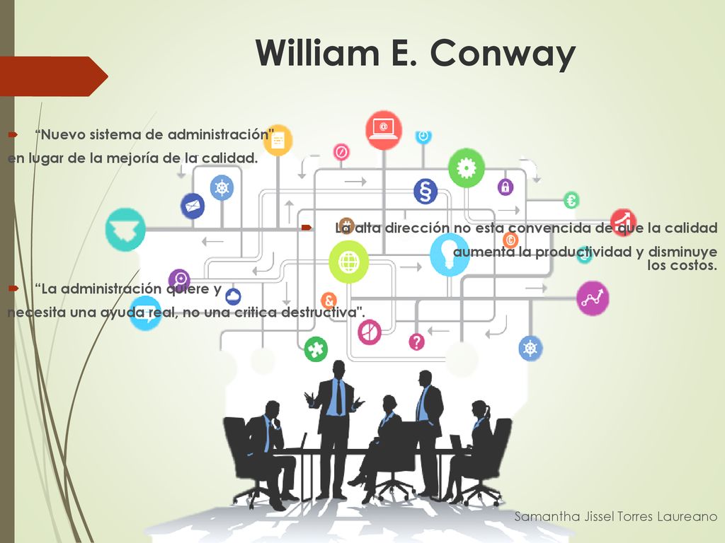William E. Conway en lugar de la mejoría de la calidad.