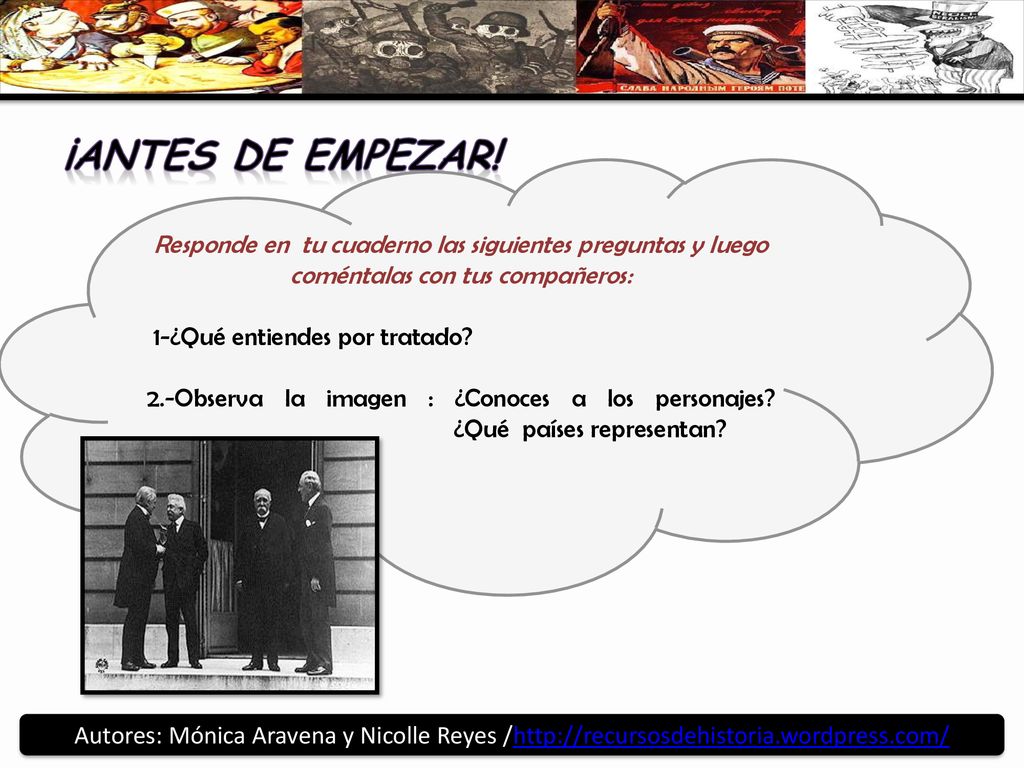 ¡Antes de empezar! Responde en tu cuaderno las siguientes preguntas y luego coméntalas con tus compañeros: