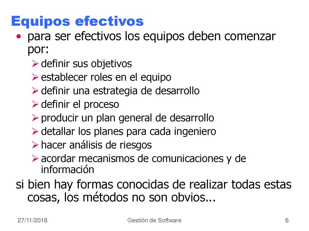 Equipos efectivos para ser efectivos los equipos deben comenzar por: