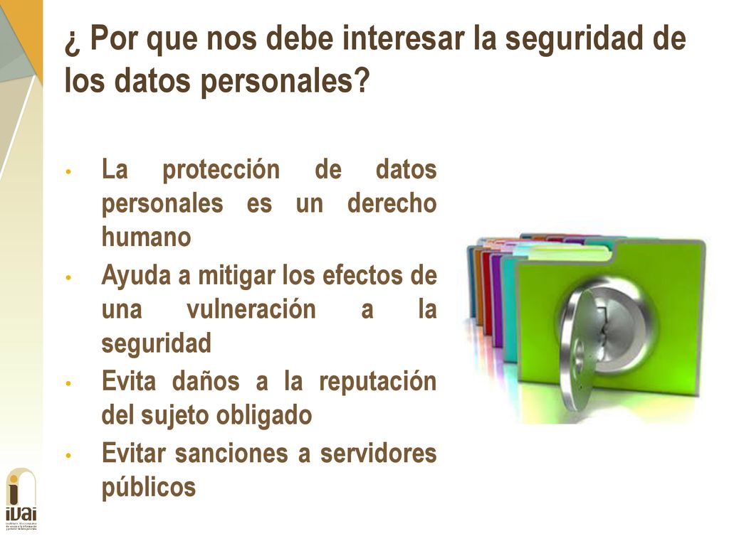 ¿ Por que nos debe interesar la seguridad de los datos personales