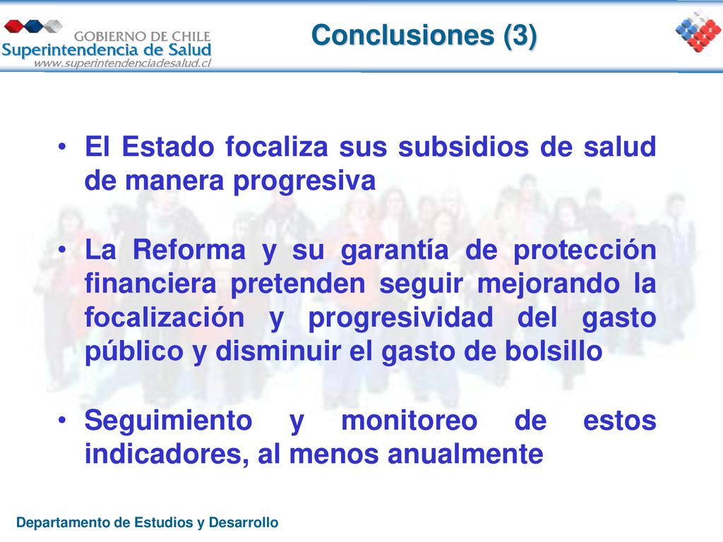 El Estado focaliza sus subsidios de salud de manera progresiva