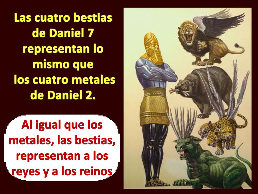 Las cuatro bestias de Daniel 7 representan lo mismo que