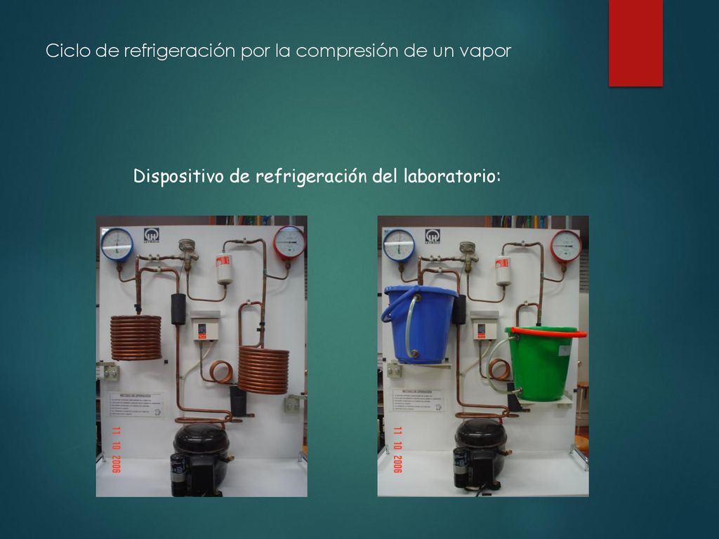 Ciclo de refrigeración por la compresión de un vapor