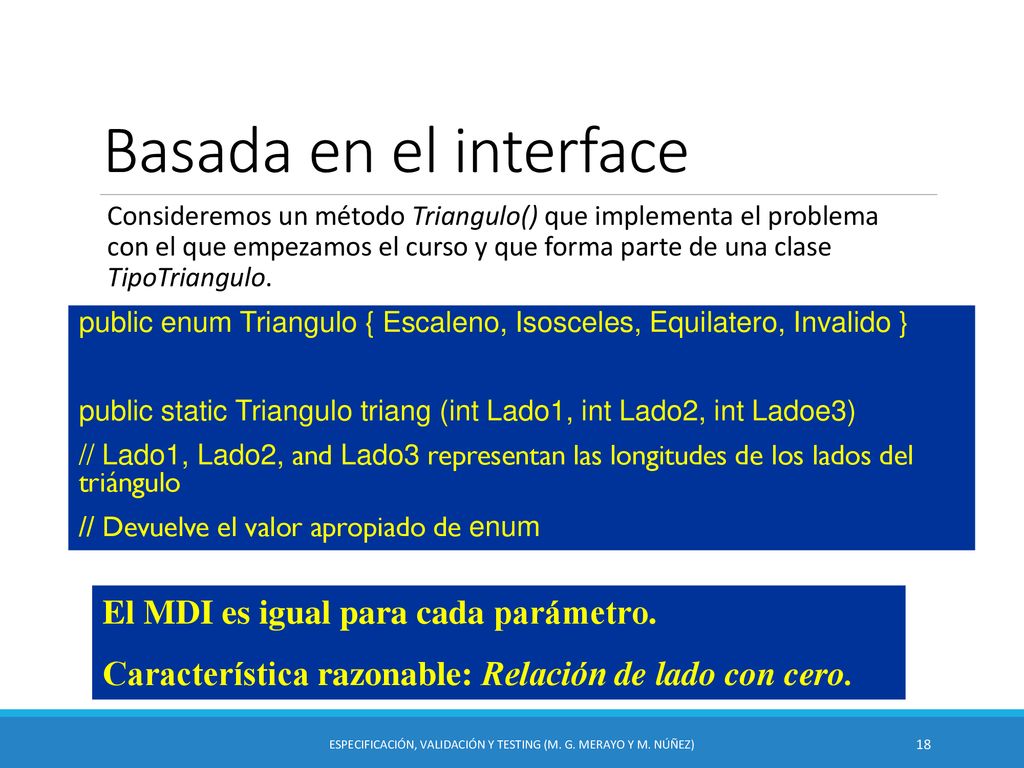 Especificación, Validación y Testing (M. G. Merayo y M. Núñez)