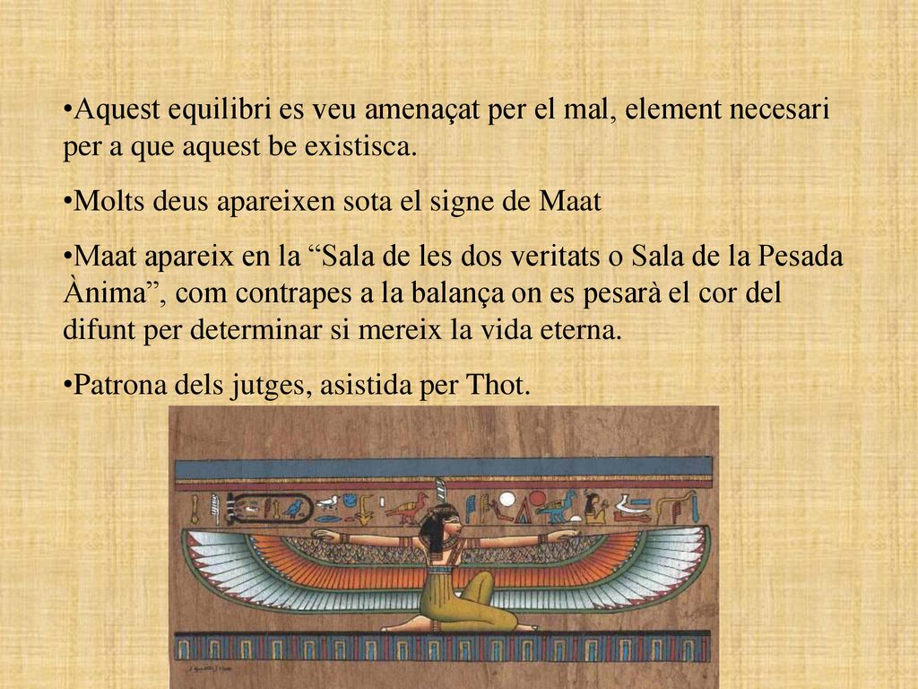 Aquest equilibri es veu amenaçat per el mal, element necesari per a que aquest be existisca.