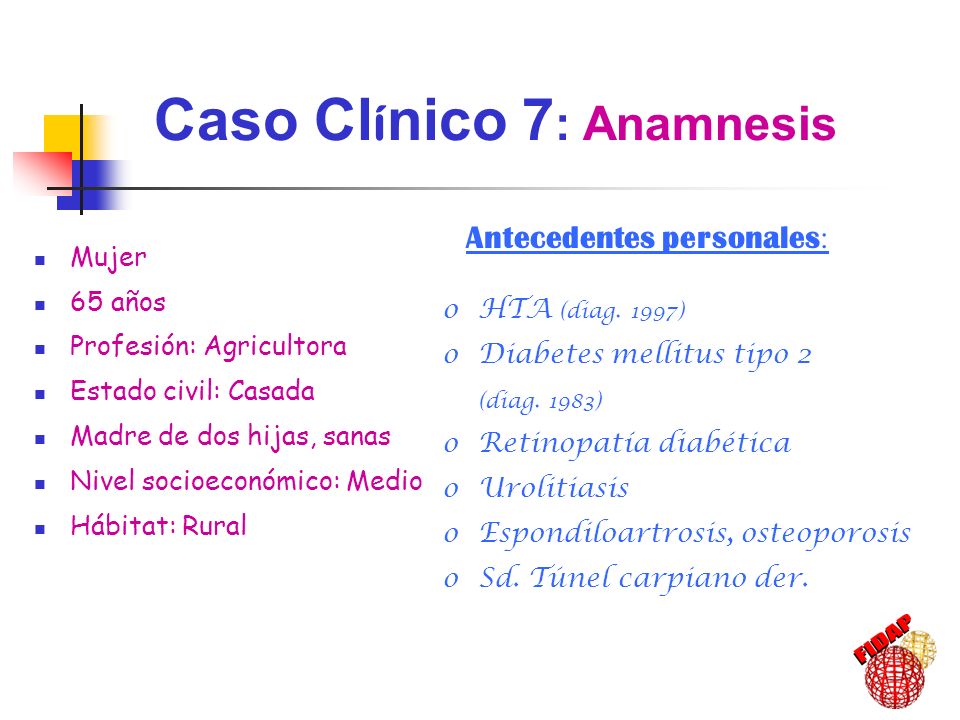 Caso Clínico 7: Anamnesis