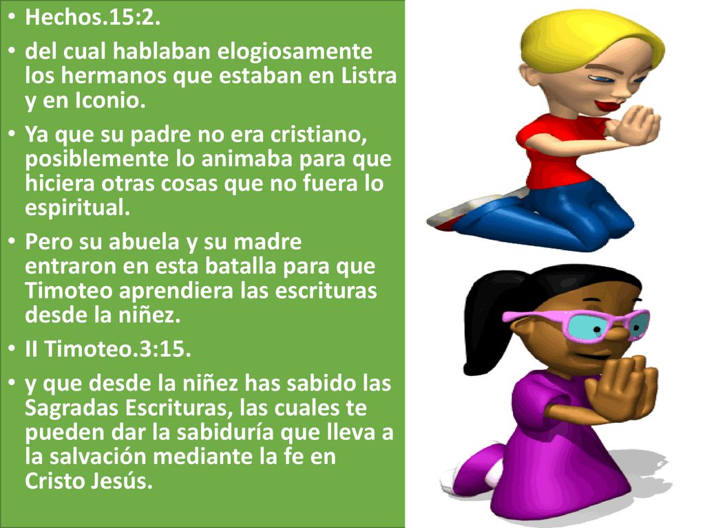 Hechos.15:2. del cual hablaban elogiosamente los hermanos que estaban en Listra y en Iconio.