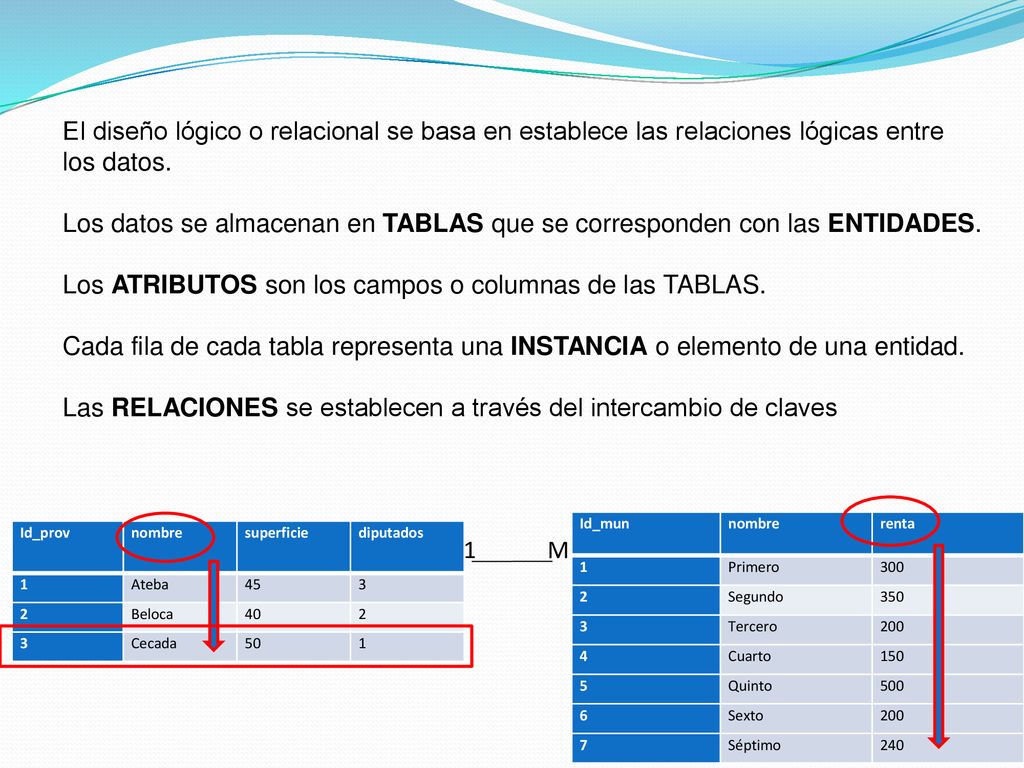 Los ATRIBUTOS son los campos o columnas de las TABLAS.