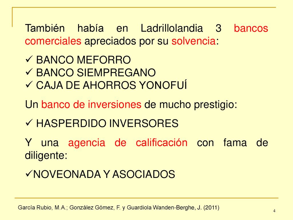 CAJA DE AHORROS YONOFUÍ Un banco de inversiones de mucho prestigio: