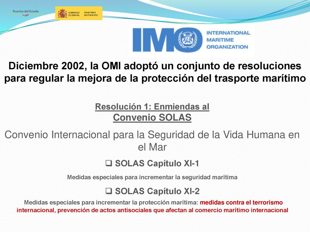 Convenio Internacional para la Seguridad de la Vida Humana en el Mar