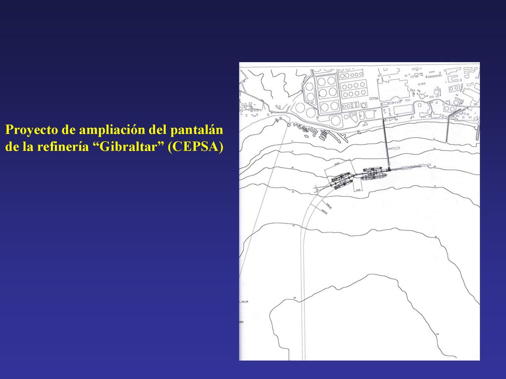 Proyecto de ampliación del pantalán de la refinería Gibraltar (CEPSA)