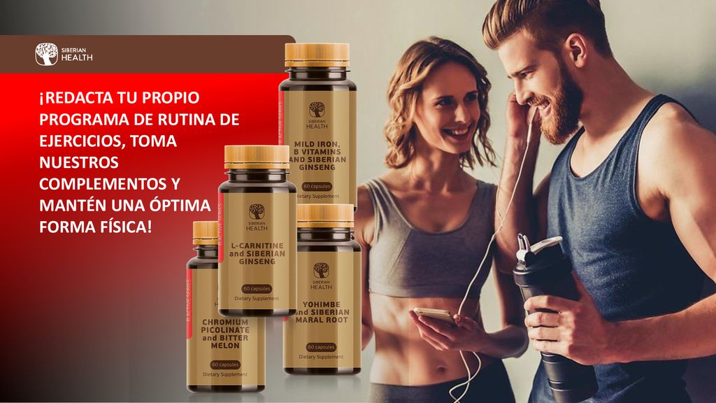 ¡REDACTA TU PROPIO PROGRAMA DE RUTINA DE EJERCICIOS, TOMA NUESTROS COMPLEMENTOS Y MANTÉN UNA ÓPTIMA FORMA FÍSICA!