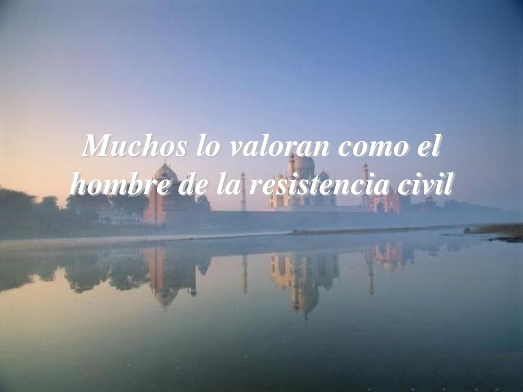 Muchos lo valoran como el hombre de la resistencia civil
