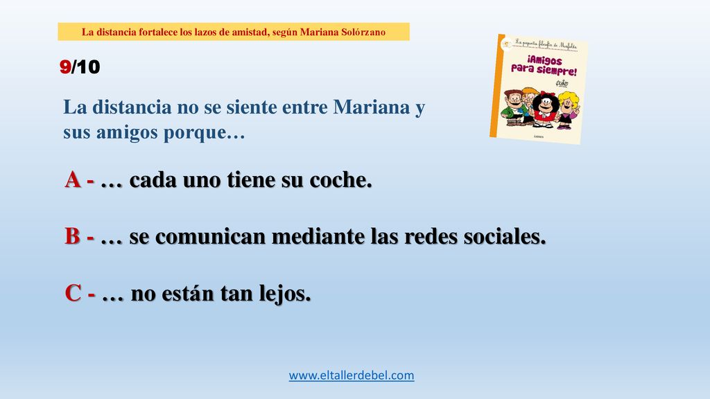 La distancia fortalece los lazos de amistad, según Mariana Solórzano