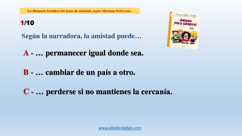 La distancia fortalece los lazos de amistad, según Mariana Solórzano.