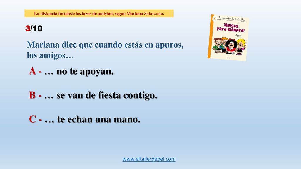 La distancia fortalece los lazos de amistad, según Mariana Solórzano.
