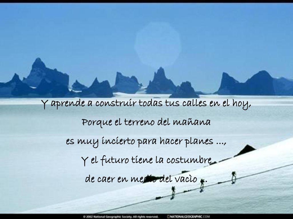 Y aprende a construir todas tus calles en el hoy,