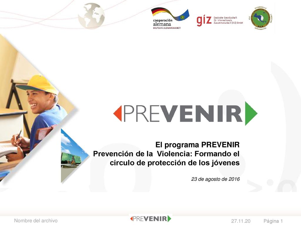 El programa PREVENIR Prevención de la Violencia: Formando el círculo de protección de los jóvenes.