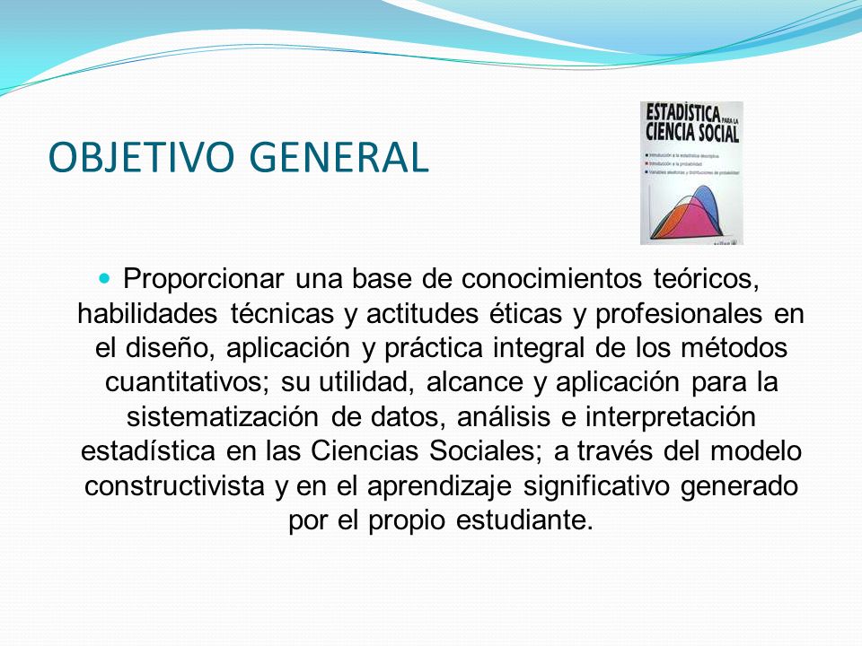 OBJETIVO GENERAL