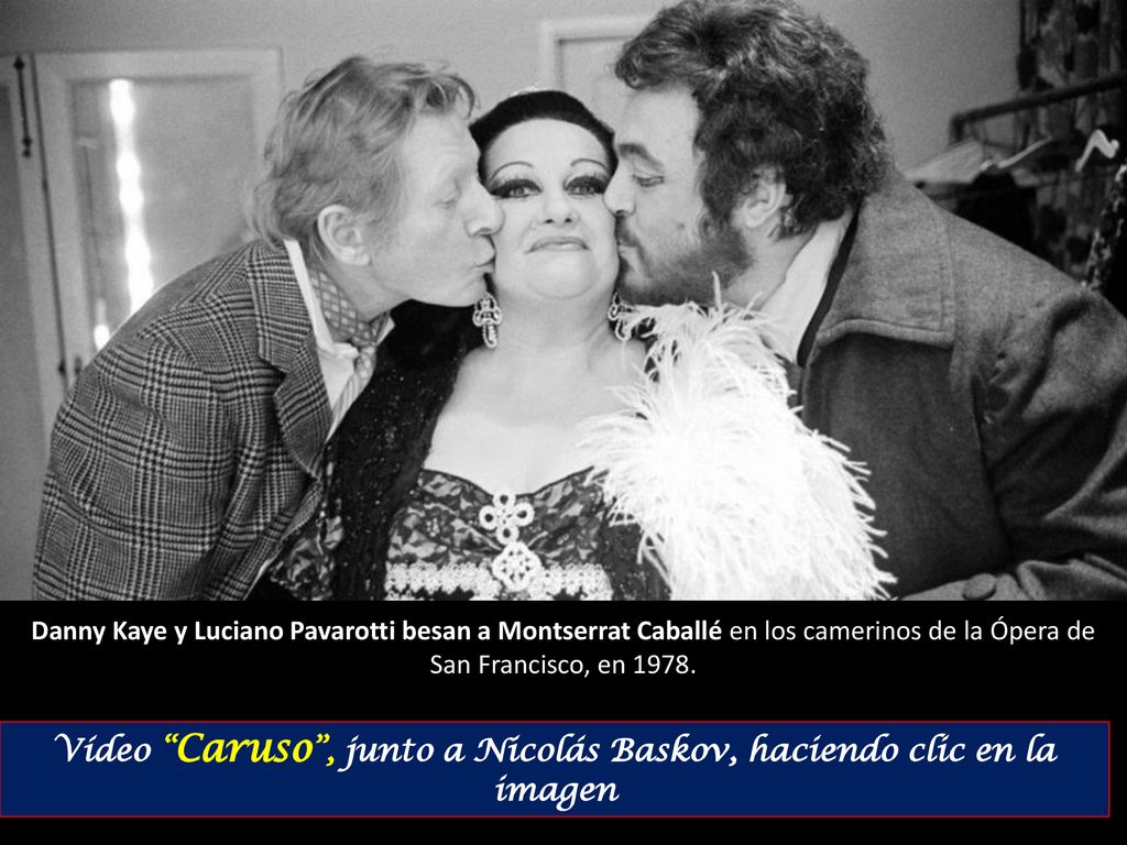 Vídeo Caruso , junto a Nicolás Baskov, haciendo clic en la imagen