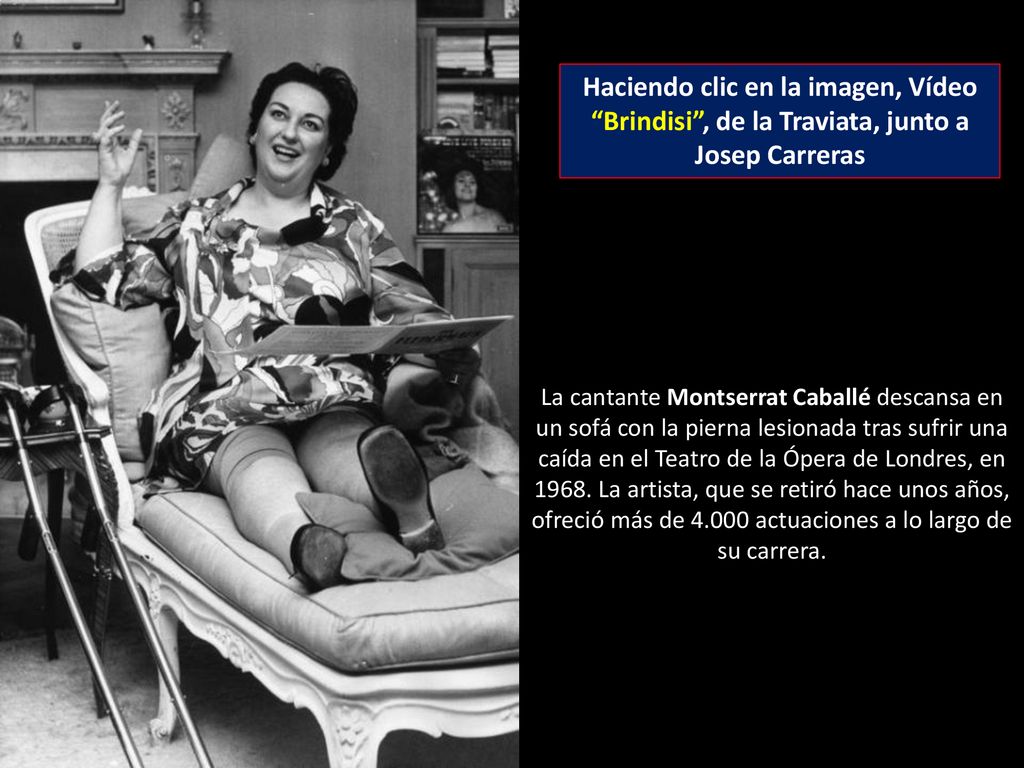 Haciendo clic en la imagen, Vídeo Brindisi , de la Traviata, junto a Josep Carreras