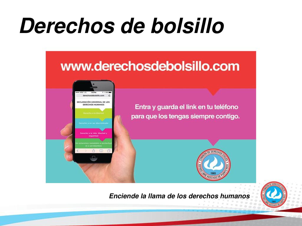 Derechos de bolsillo Enciende la llama de los derechos humanos