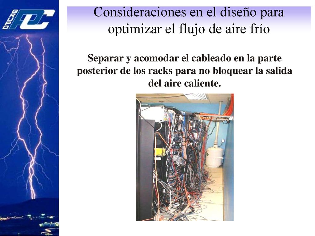 Consideraciones en el diseño para optimizar el flujo de aire frío