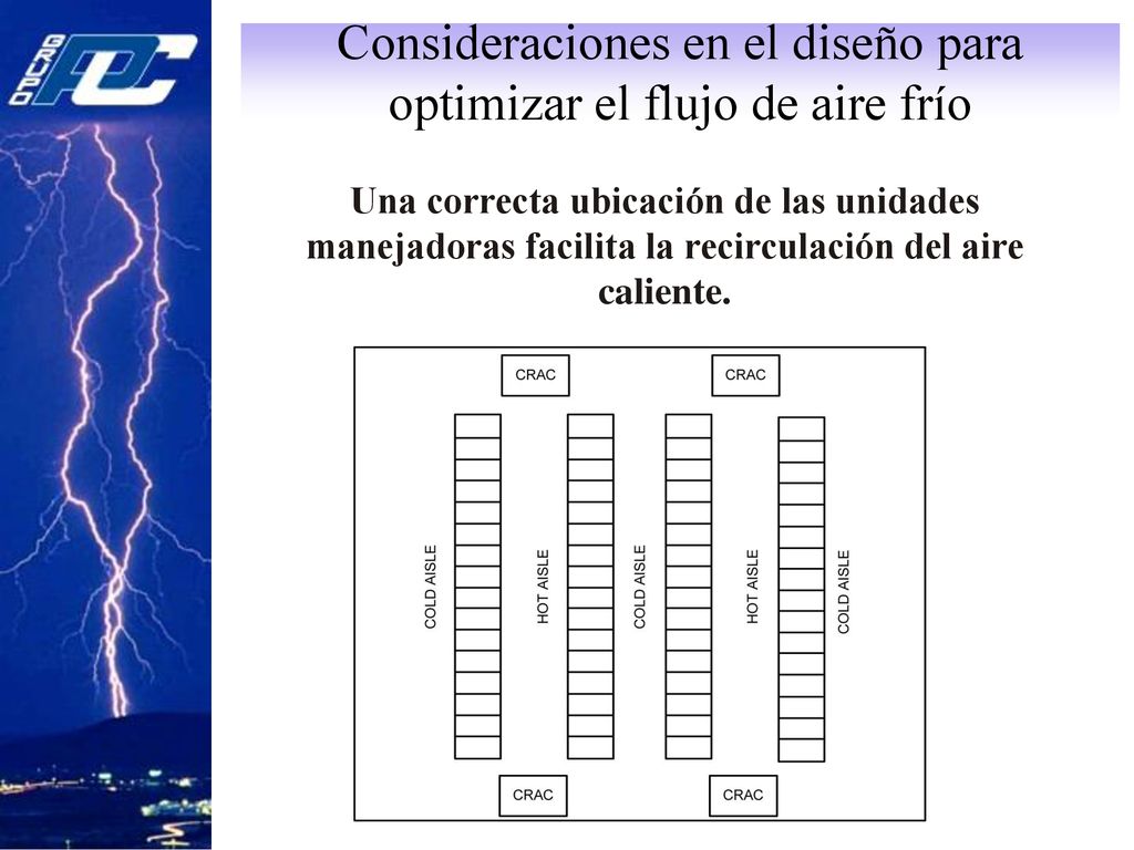 Consideraciones en el diseño para optimizar el flujo de aire frío