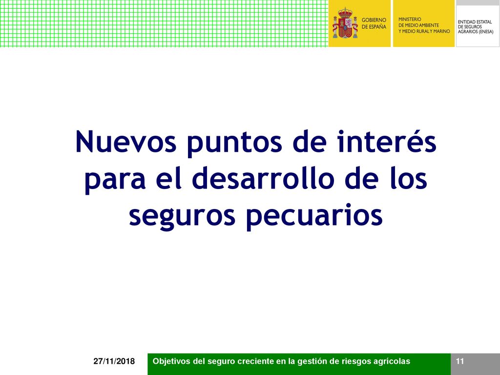 Nuevos puntos de interés para el desarrollo de los seguros pecuarios