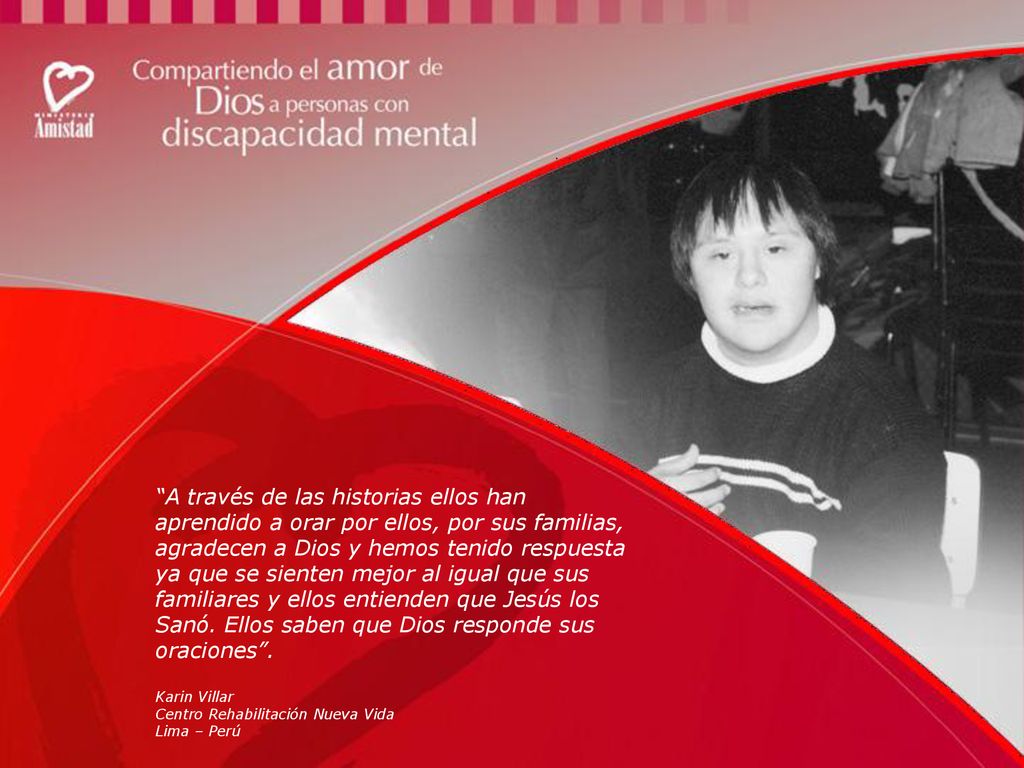 A través de las historias ellos han aprendido a orar por ellos, por sus familias, agradecen a Dios y hemos tenido respuesta ya que se sienten mejor al igual que sus familiares y ellos entienden que Jesús los Sanó. Ellos saben que Dios responde sus oraciones .