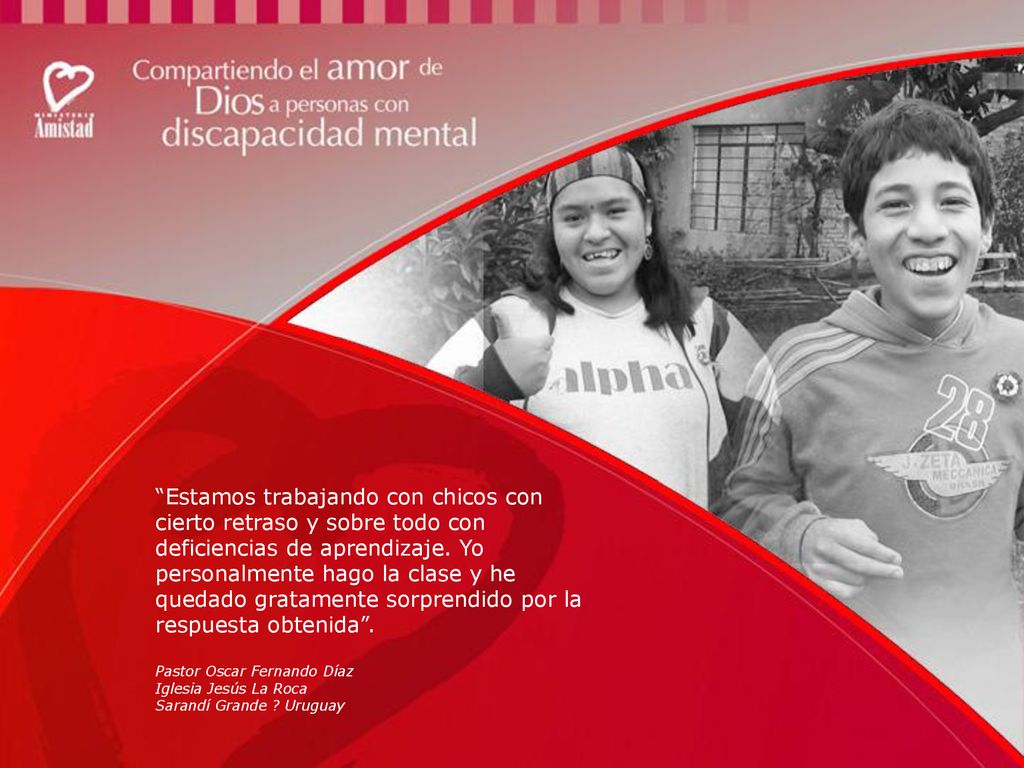 Estamos trabajando con chicos con cierto retraso y sobre todo con