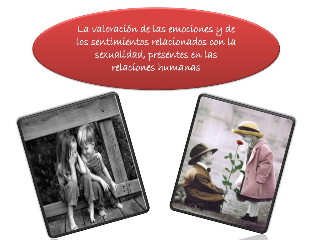 La valoración de las emociones y de los sentimientos relacionados con la sexualidad, presentes en las relaciones humanas