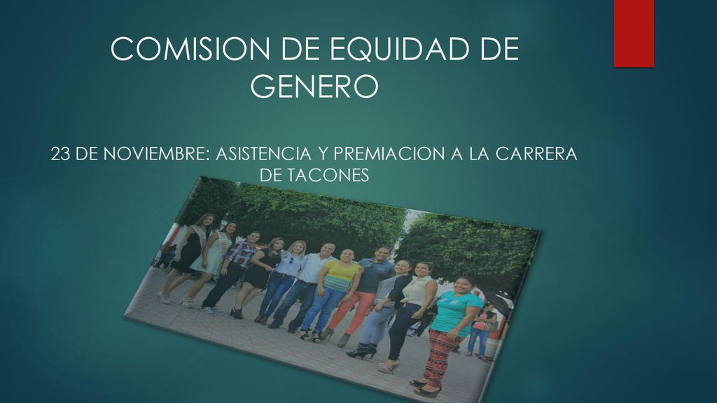 COMISION DE EQUIDAD DE GENERO 23 DE NOVIEMBRE: ASISTENCIA Y PREMIACION A LA CARRERA DE TACONES